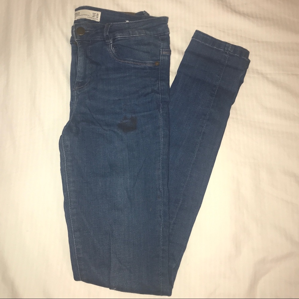 Zara low rise jeans